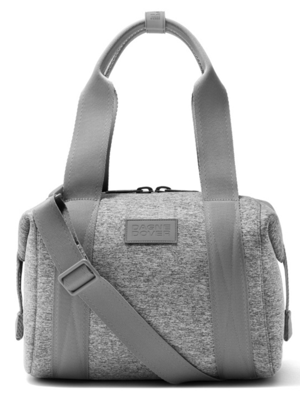 Dagne Dover Heather Gray Convertible Crossbody Satchel